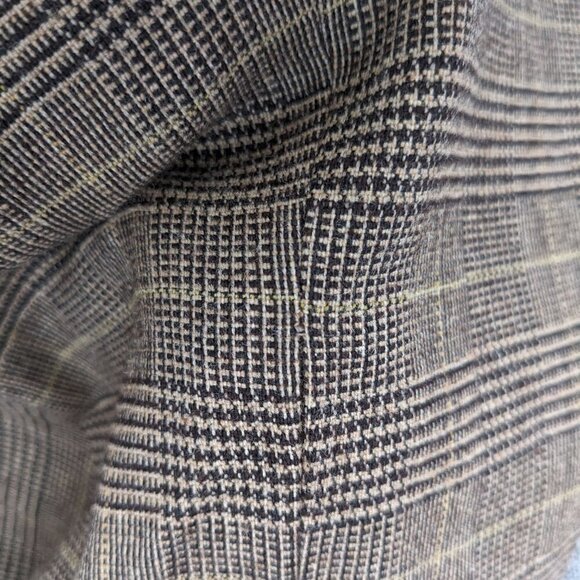 Iris Plaid Wool Skirt - Picture 9 of 10